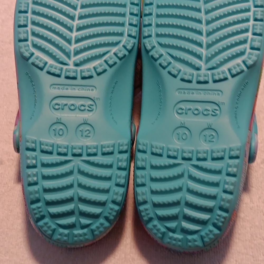 NWT Crocs classic palm print clog size 10 men's, 12 women's - Picture 4 of 7